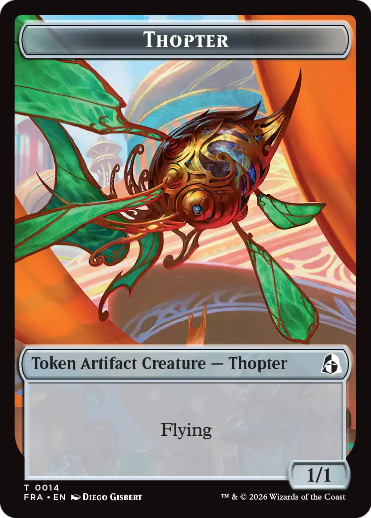 Heartwood // Thopter Double-Sided Token [Reality Fracture Tokens] | Devastation Store