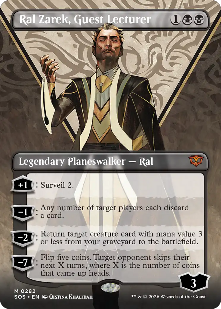 Ral Zarek, Guest Lecturer (Borderless) [Secrets of Strixhaven] | Devastation Store