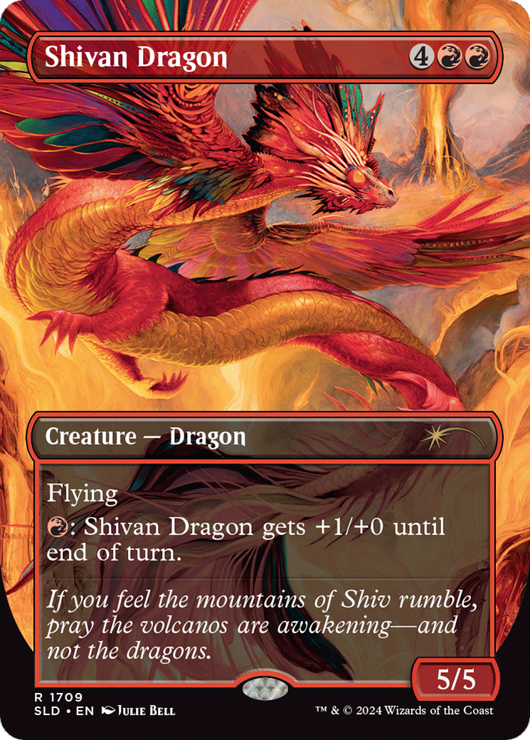 Shivan Dragon (Rainbow Foil) [Secret Lair Drop Series] | Devastation Store