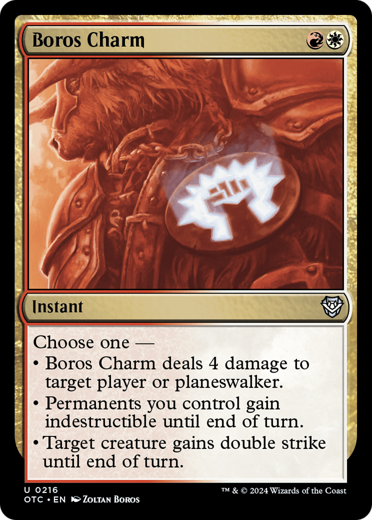 Boros Charm [Outlaws of Thunder Junction Commander] | Devastation Store