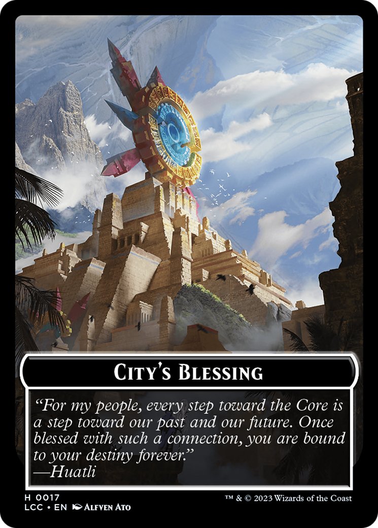Tiny // City's Blessing Double-Sided Token [Secret Lair Drop Series] | Devastation Store