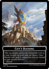 Tiny // City's Blessing Double-Sided Token [Secret Lair Drop Series] | Devastation Store