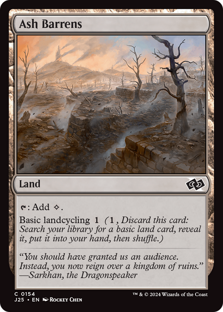 Ash Barrens [Foundations Jumpstart] | Devastation Store