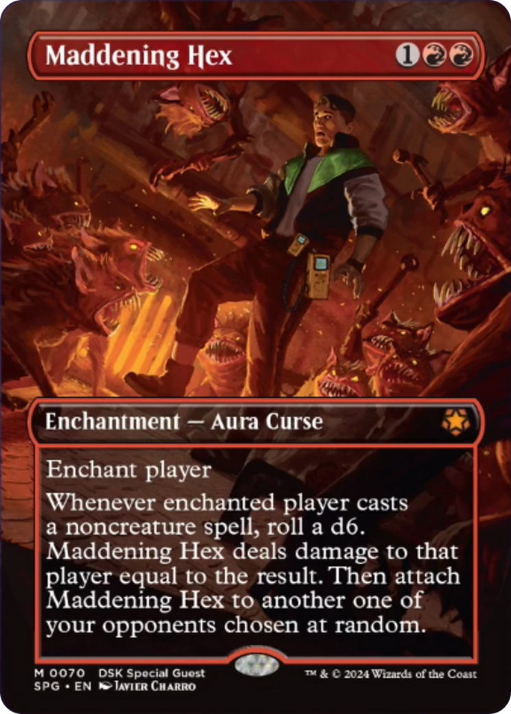 Maddening Hex (Borderless) [Duskmourn: House of Horror Special Guests] | Devastation Store