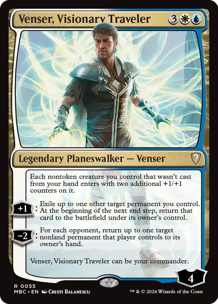 Venser, Visionary Traveler [Mystery Booster: Commander Edition] | Devastation Store