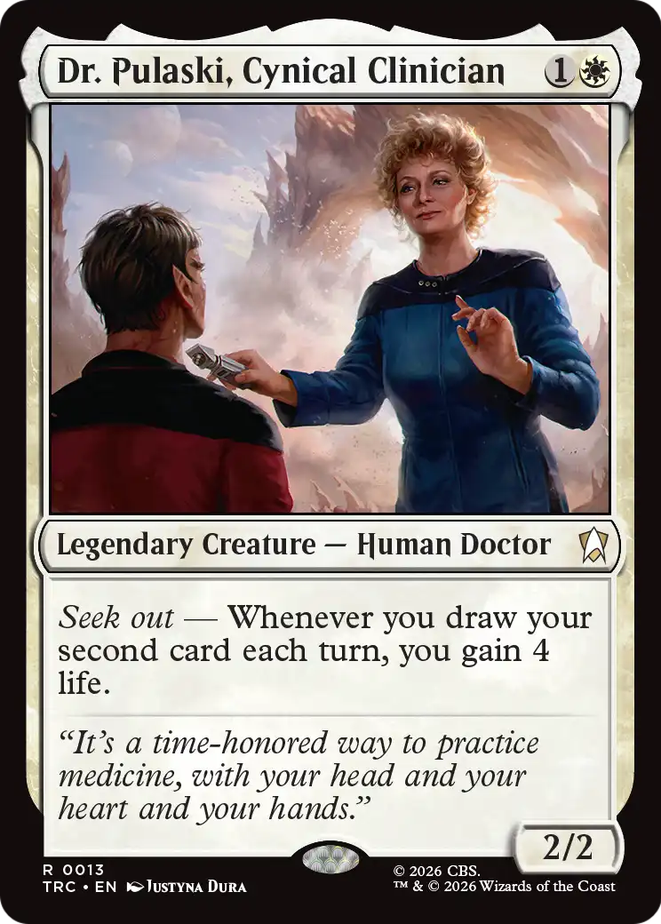 Dr. Pulaski, Cynical Clinician (Surge Foil) [Star Trek Commander] | Devastation Store