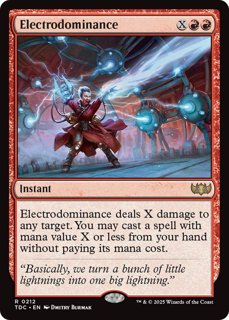 Electrodominance [Tarkir: Dragonstorm Commander] | Devastation Store