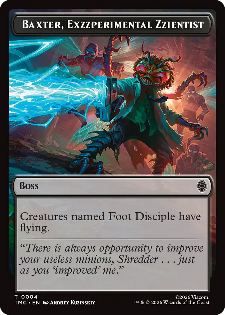 Baxter, Exzzperimental Zzientist [Teenage Mutant Ninja Turtles Commander Tokens] | Devastation Store