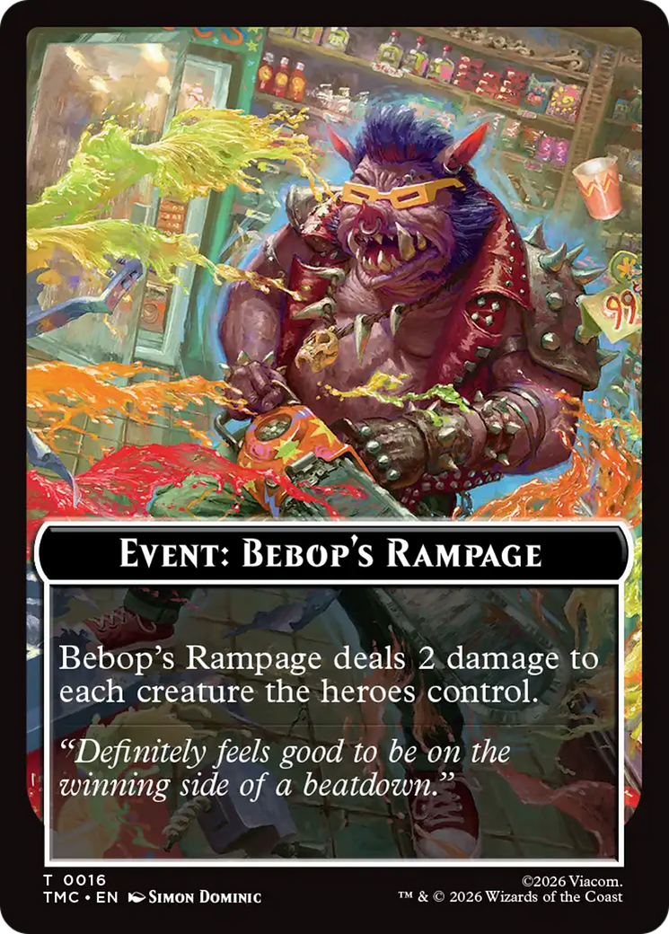 Event: Bebop's Rampage [Teenage Mutant Ninja Turtles Commander Tokens] | Devastation Store