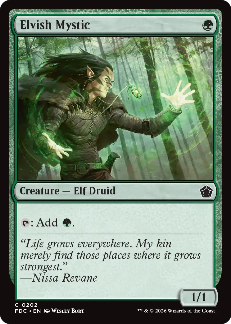 Elvish Mystic [Foundations Commander] | Devastation Store