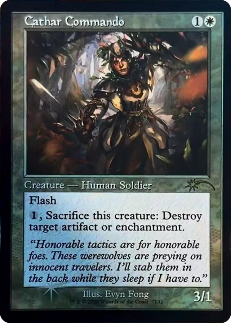 Cathar Commando (Retro Frame) [Secret Lair Drop Series] | Devastation Store
