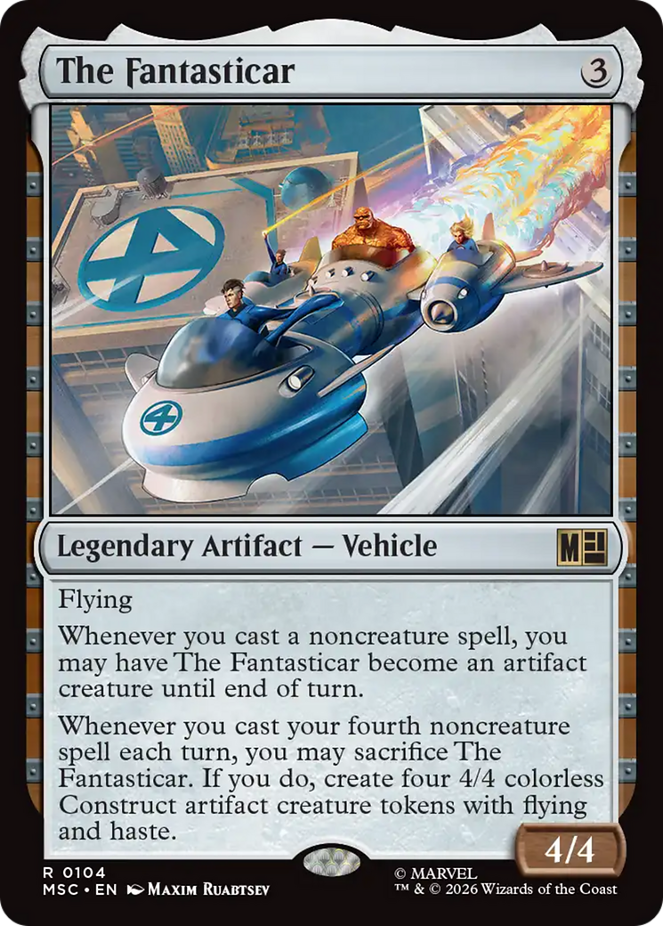 The Fantasticar (Surge Foil) [Marvel Super Heroes Commander] | Devastation Store