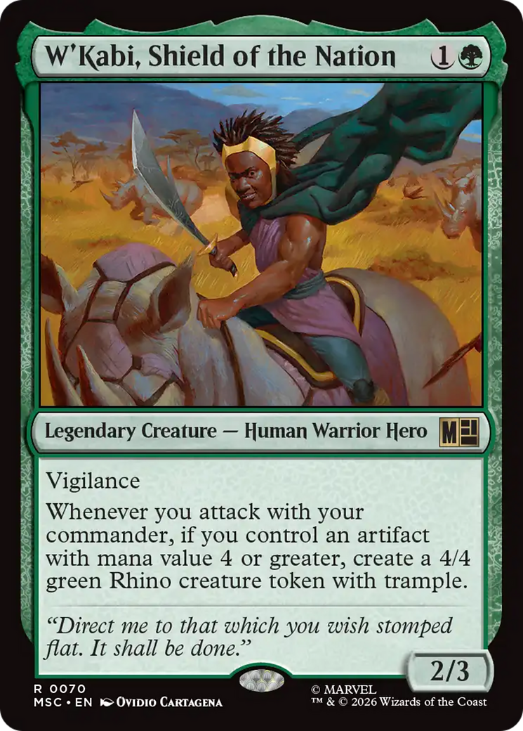 W'Kabi, Shield of the Nation (Surge Foil) [Marvel Super Heroes Commander] | Devastation Store