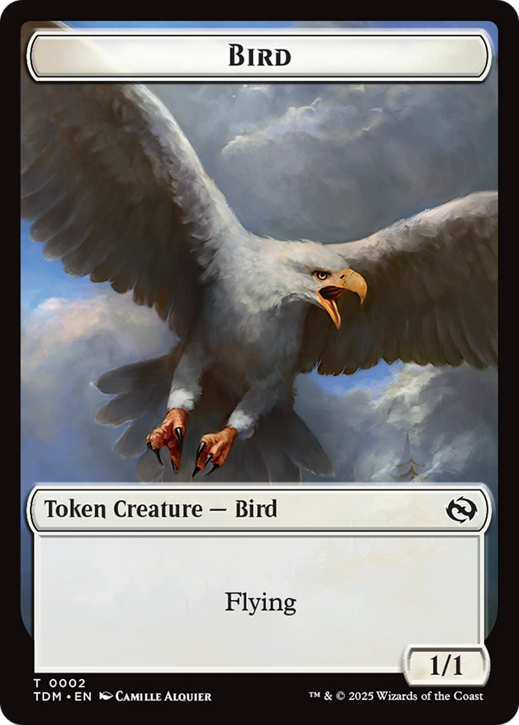 Thopter // Bird Double-Sided Token [Tarkir: Dragonstorm Commander Tokens] | Devastation Store