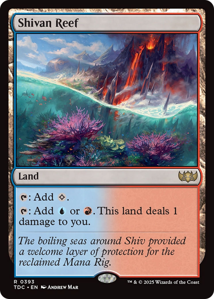 Shivan Reef [Tarkir: Dragonstorm Commander] | Devastation Store