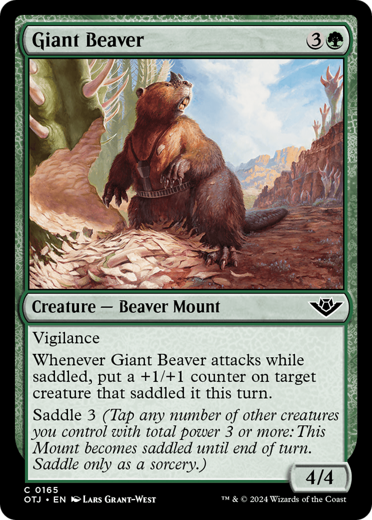Giant Beaver [Outlaws of Thunder Junction] | Devastation Store