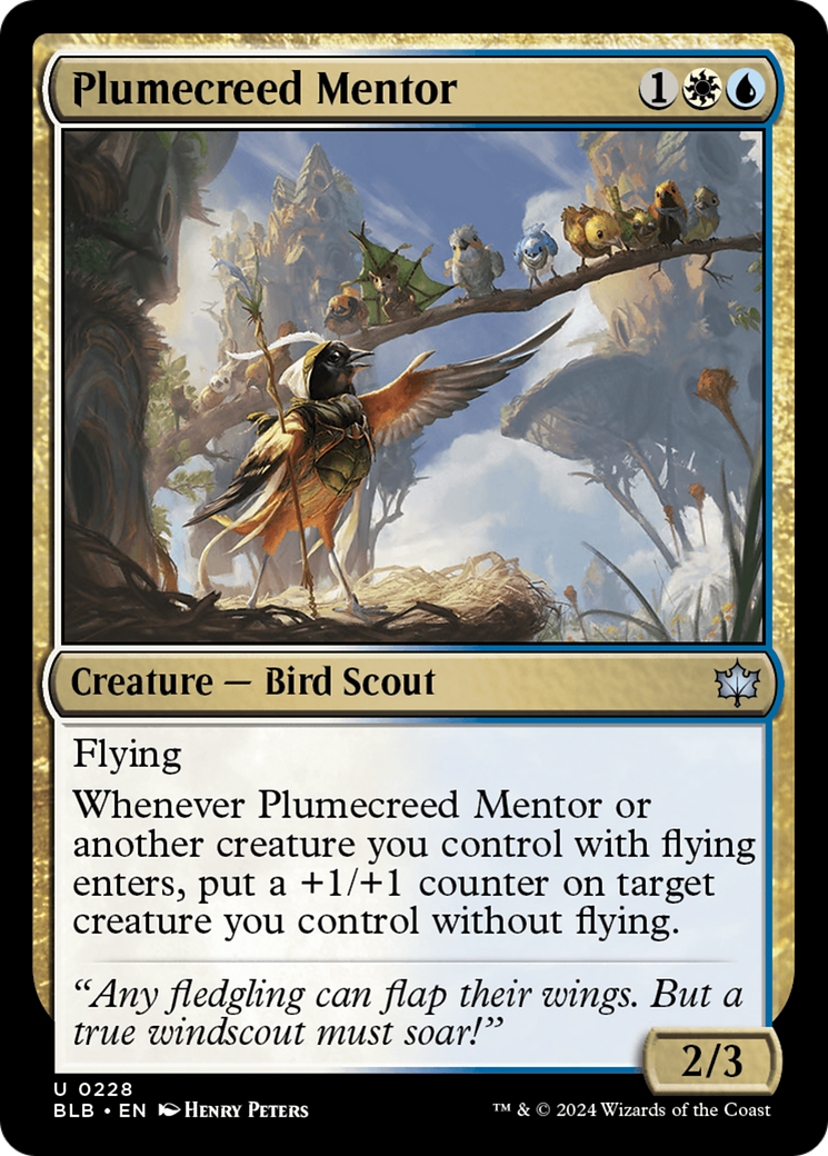 Plumecreed Mentor [Bloomburrow] | Devastation Store