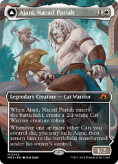 Ajani, Nacatl Pariah // Ajani, Nacatl Avenger (Borderless) [Modern Horizons 3] | Devastation Store