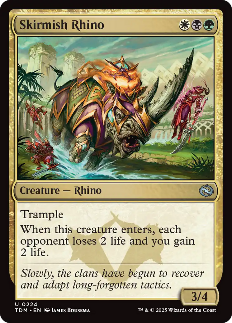 Skirmish Rhino (224) [Tarkir: Dragonstorm] | Devastation Store