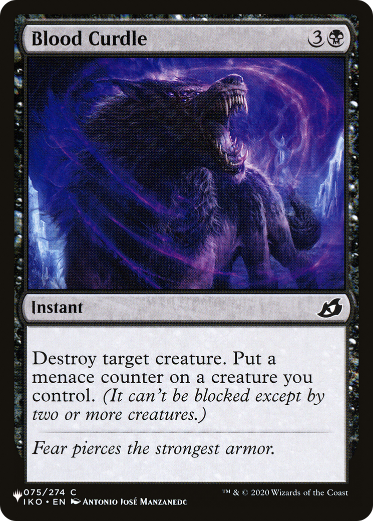 Blood Curdle [The List Reprints] | Devastation Store