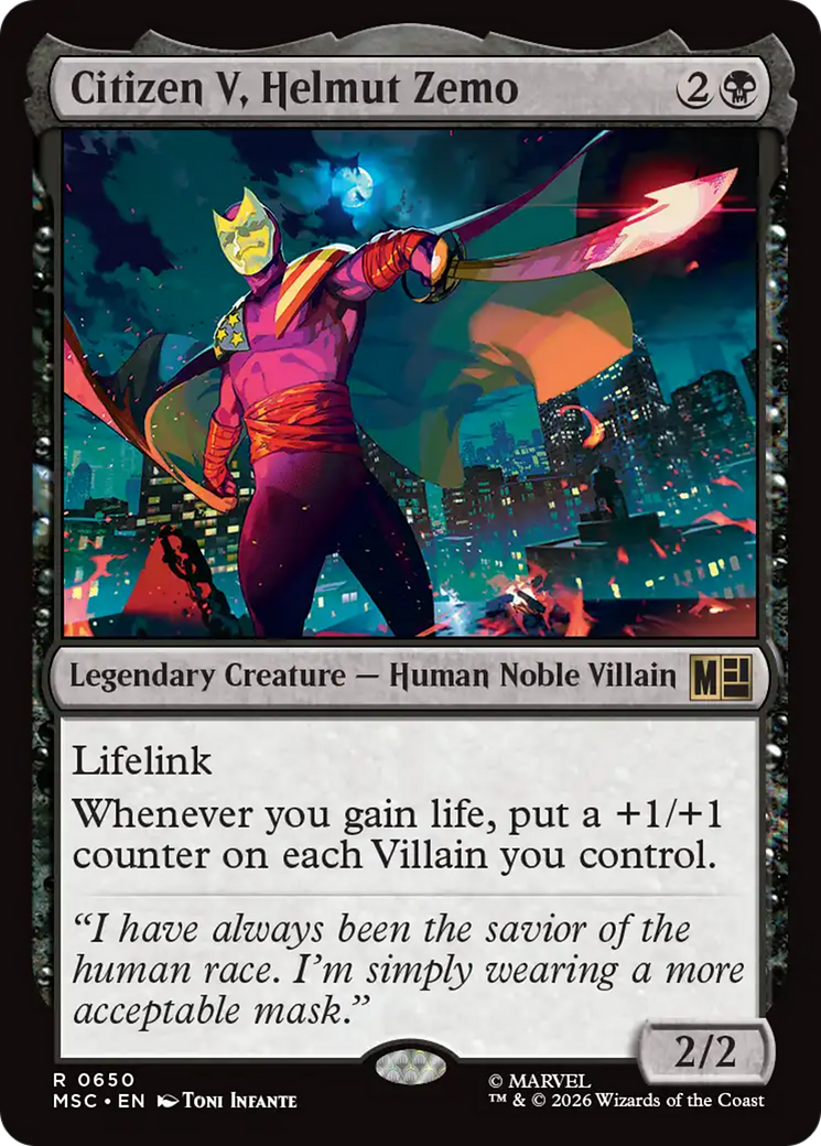 Citizen V, Helmut Zemo [Marvel Super Heroes Commander] | Devastation Store