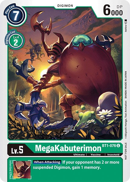 MegaKabuterimon [BT1-076] (Official Tournament Pack Vol.3) [Release Special Booster Promos] | Devastation Store