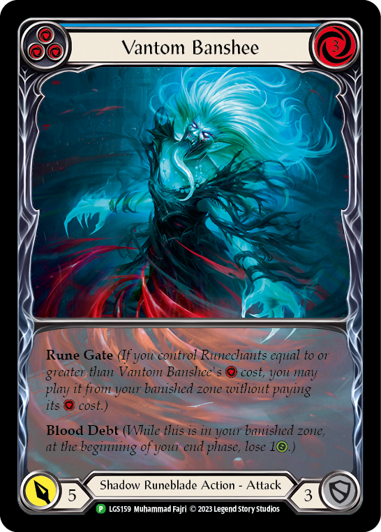 Vantom Banshee (Blue) (Extended Art) [LGS159] (Promo)  Rainbow Foil | Devastation Store