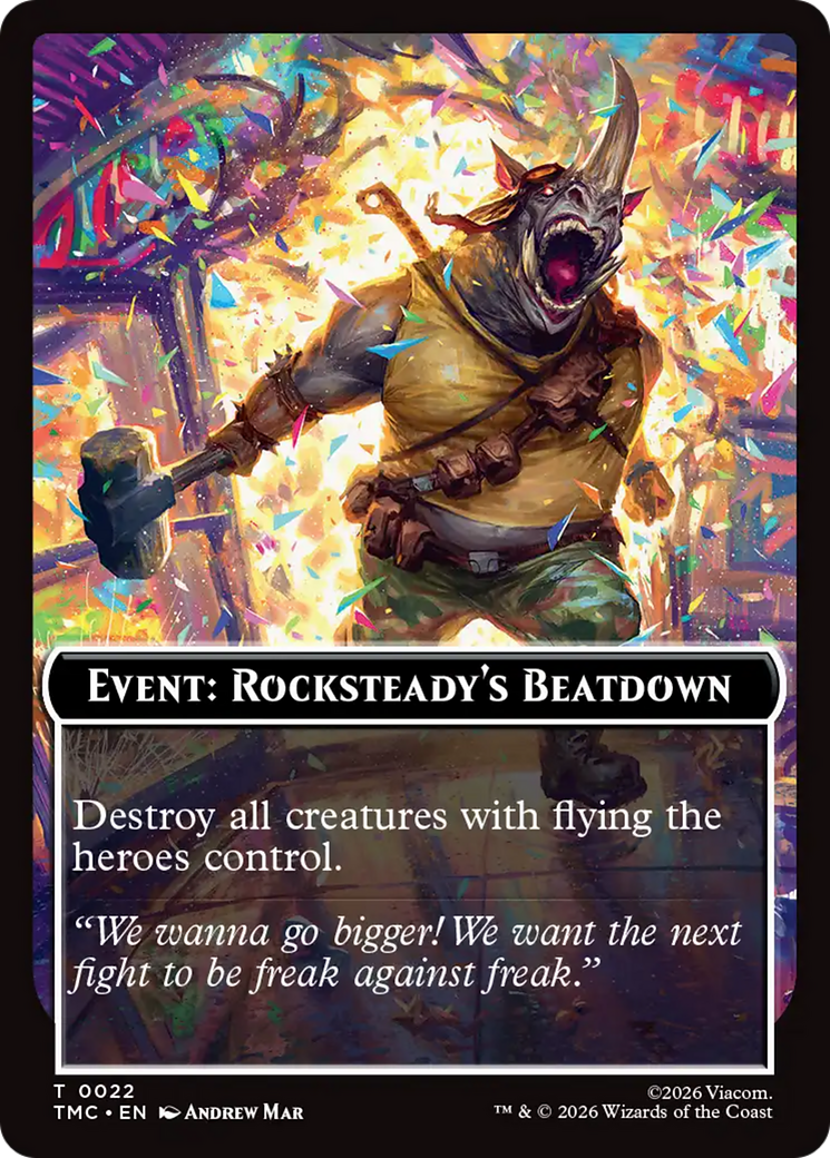 Event: Rocksteady's Beatdown [Teenage Mutant Ninja Turtles Commander Tokens] | Devastation Store
