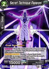 Secret Technique Paparoni (Divine Multiverse Draft Tournament) (DB2-140) [Tournament Promotion Cards] | Devastation Store