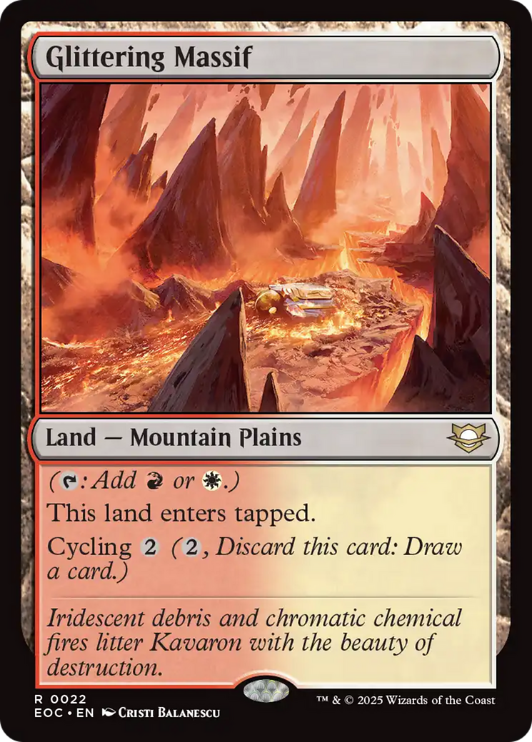 Glittering Massif [Edge of Eternities Commander] | Devastation Store