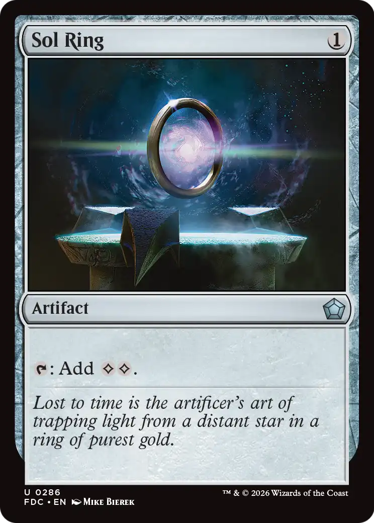 Sol Ring (0286) [Foundations Commander] | Devastation Store