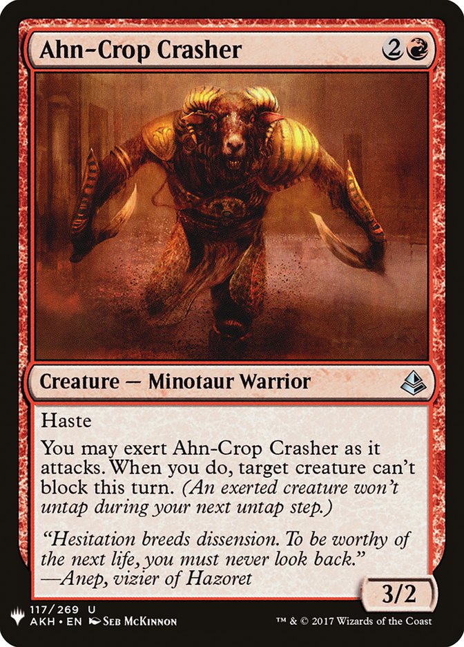 Ahn-Crop Crasher [Mystery Booster] | Devastation Store