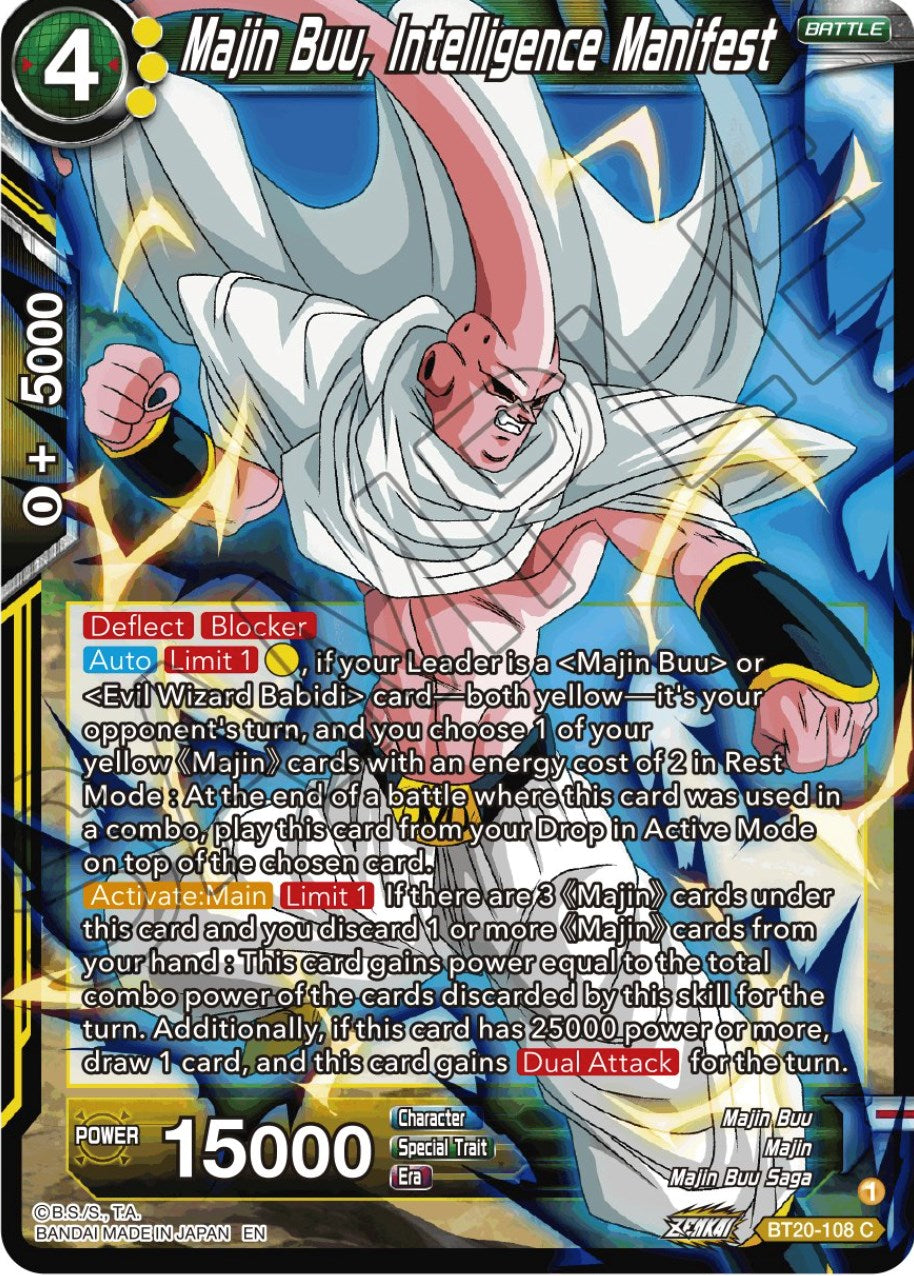 Majin Buu, Intelligence Manifest (BT20-108) [Power Absorbed] | Devastation Store