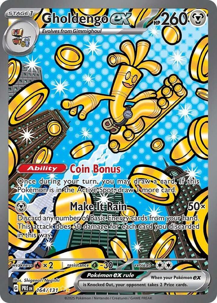 Gholdengo ex (164/131) [Scarlet & Violet: Prismatic Evolutions] | Devastation Store
