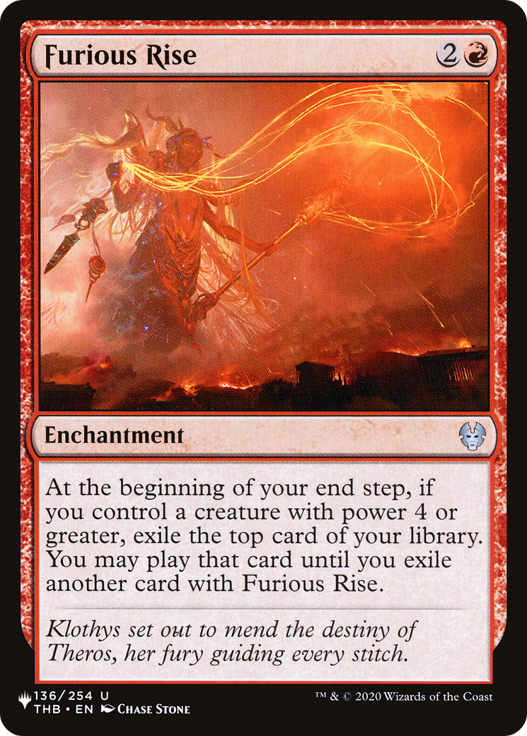 Furious Rise [The List Reprints] | Devastation Store