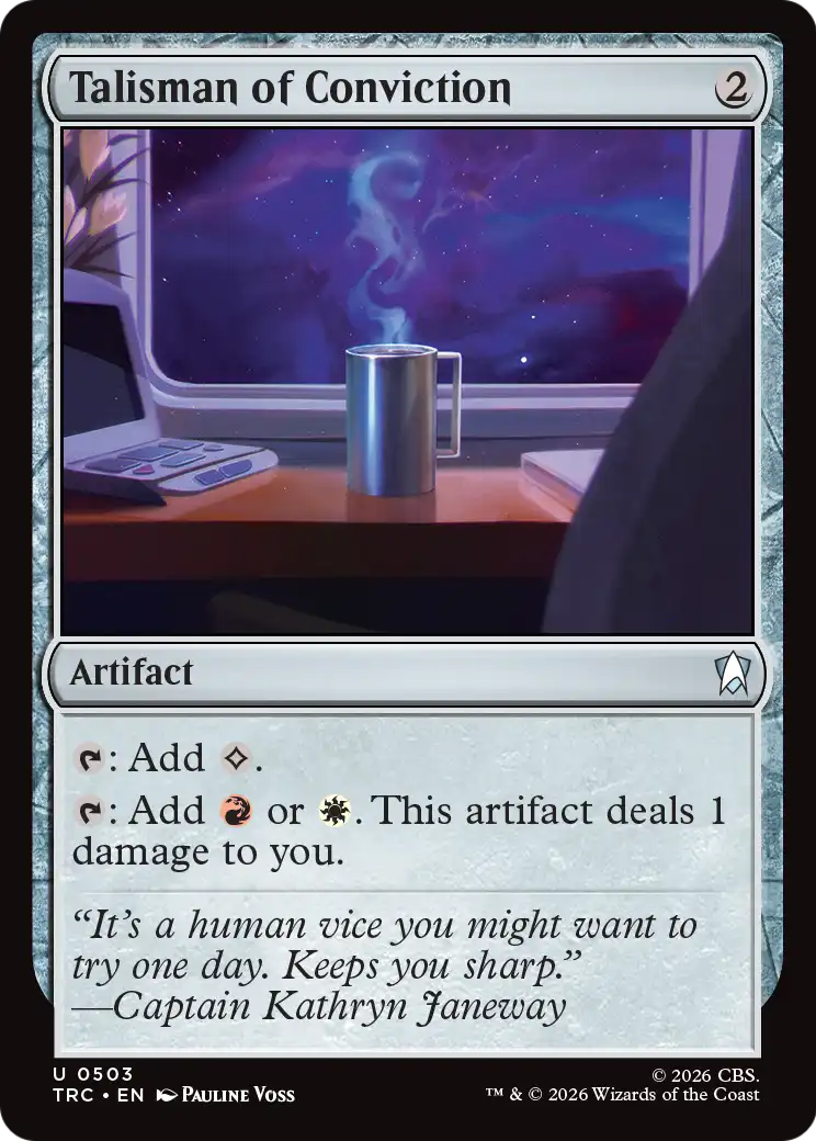 Talisman of Conviction (Surge Foil) [Star Trek Commander] | Devastation Store
