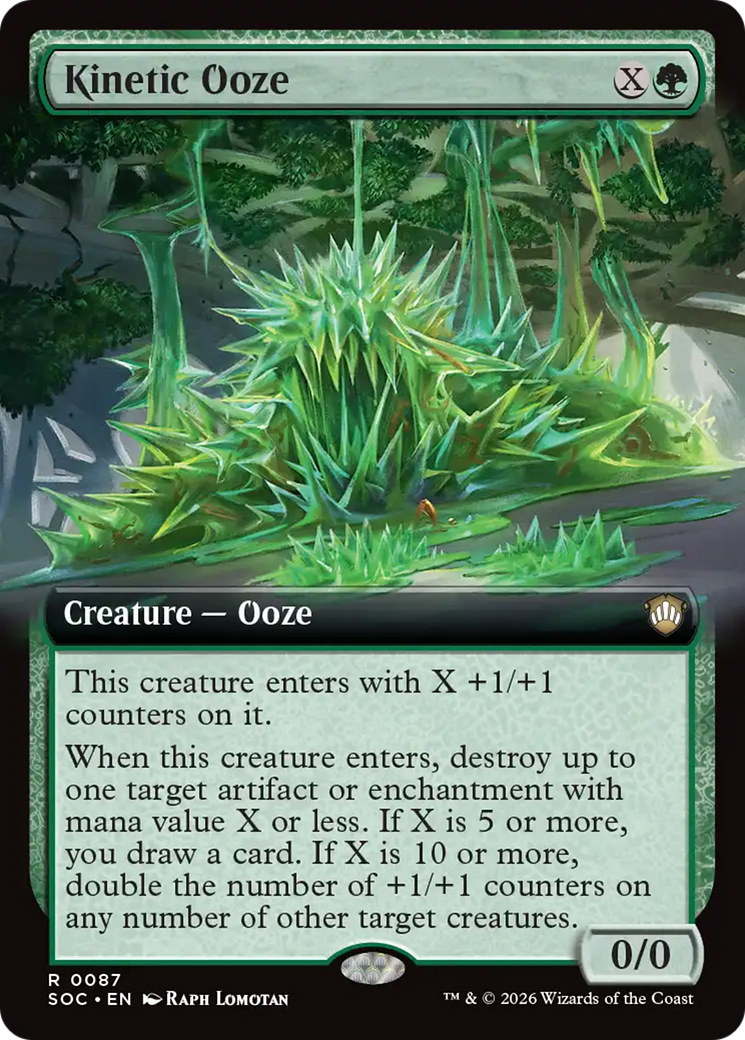 Kinetic Ooze (Extended Art) [Secrets of Strixhaven Commander] | Devastation Store