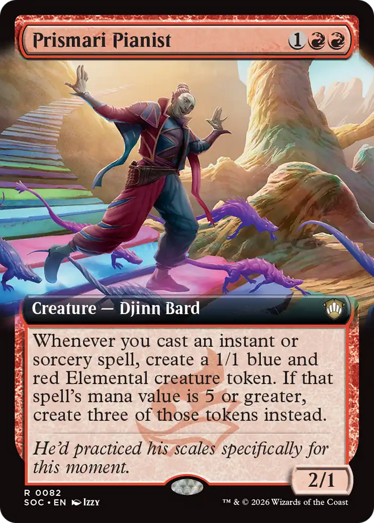Prismari Pianist (Extended Art) [Secrets of Strixhaven Commander] | Devastation Store