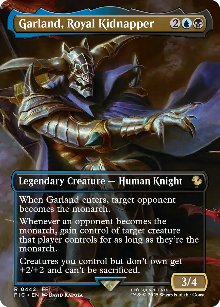 Garland, Royal Kidnapper (Borderless) [FINAL FANTASY Commander] | Devastation Store