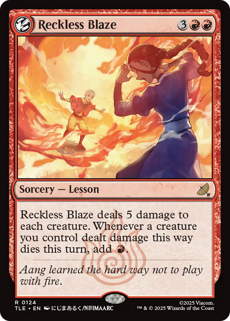 Reckless Blaze [Avatar: The Last Airbender: Eternal-Legal] | Devastation Store