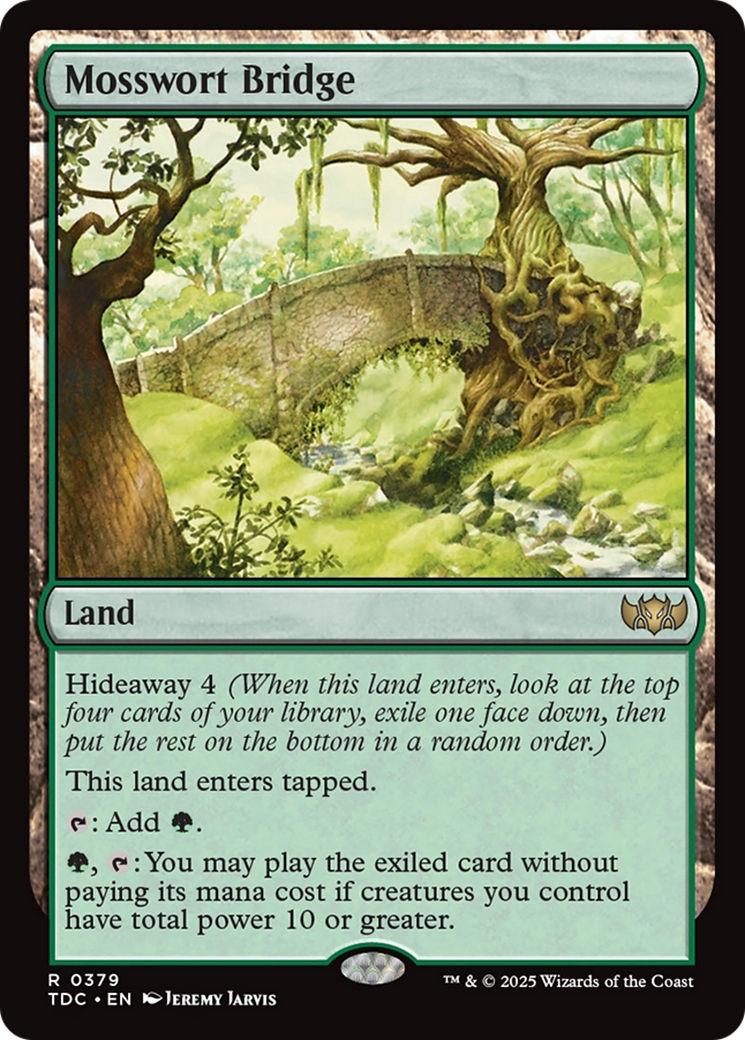 Mosswort Bridge [Tarkir: Dragonstorm Commander] | Devastation Store
