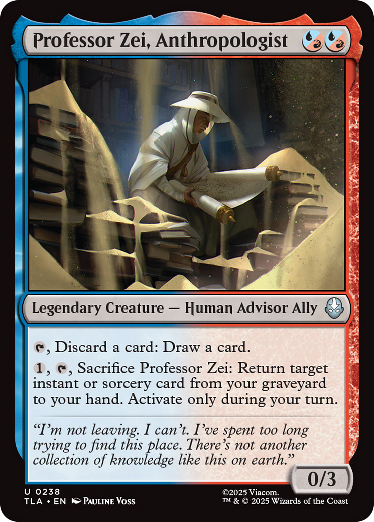 Professor Zei, Anthropologist [Avatar: The Last Airbender] | Devastation Store