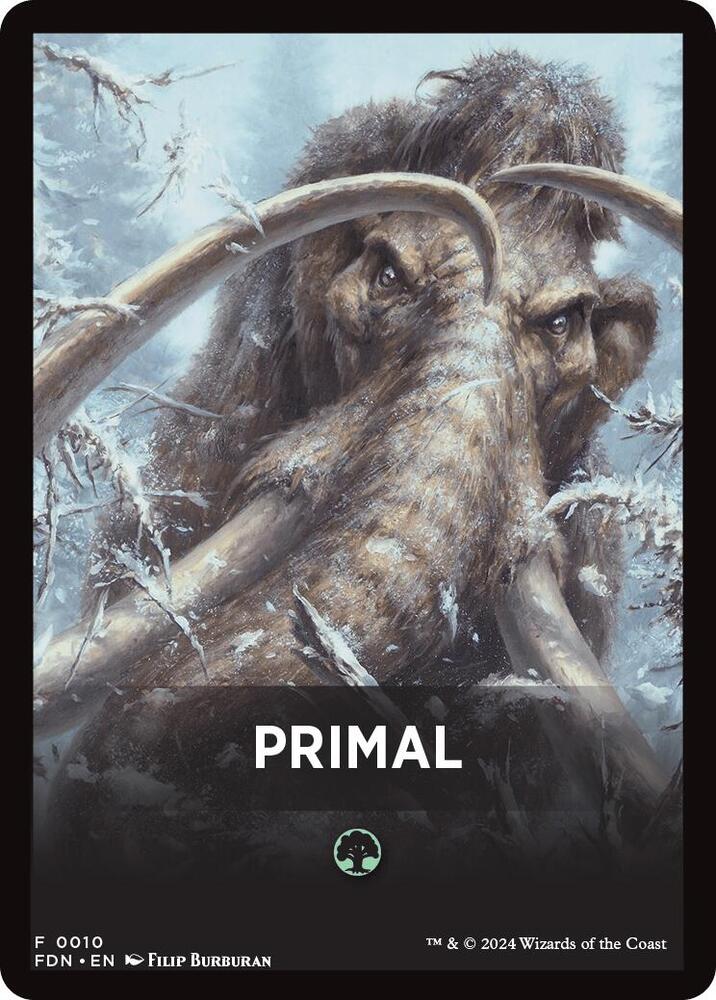 Primal Theme Card [Foundations Tokens] | Devastation Store