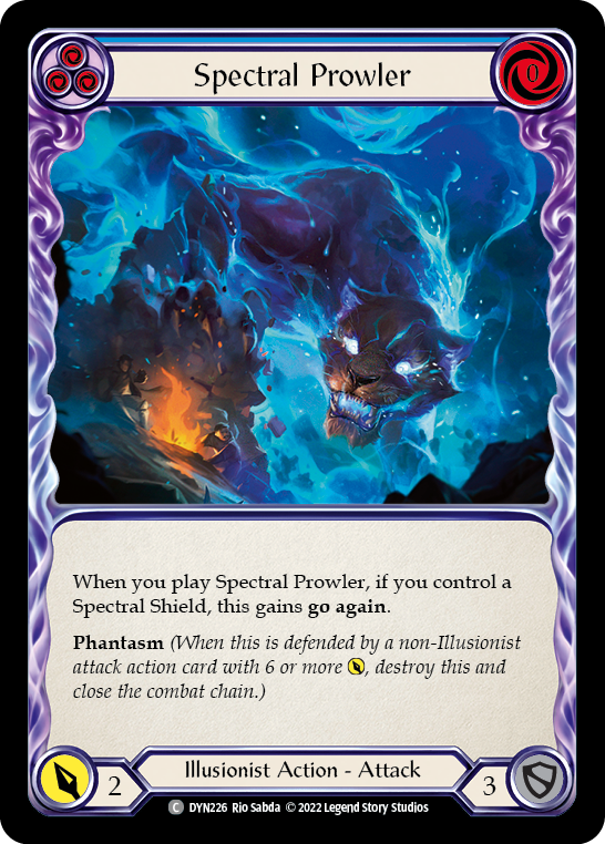 Spectral Prowler (Blue) [DYN226] (Dynasty) | Devastation Store