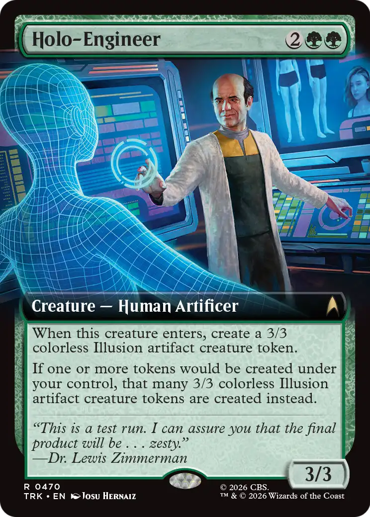 Holo-Engineer (Extended Art) [Star Trek] | Devastation Store