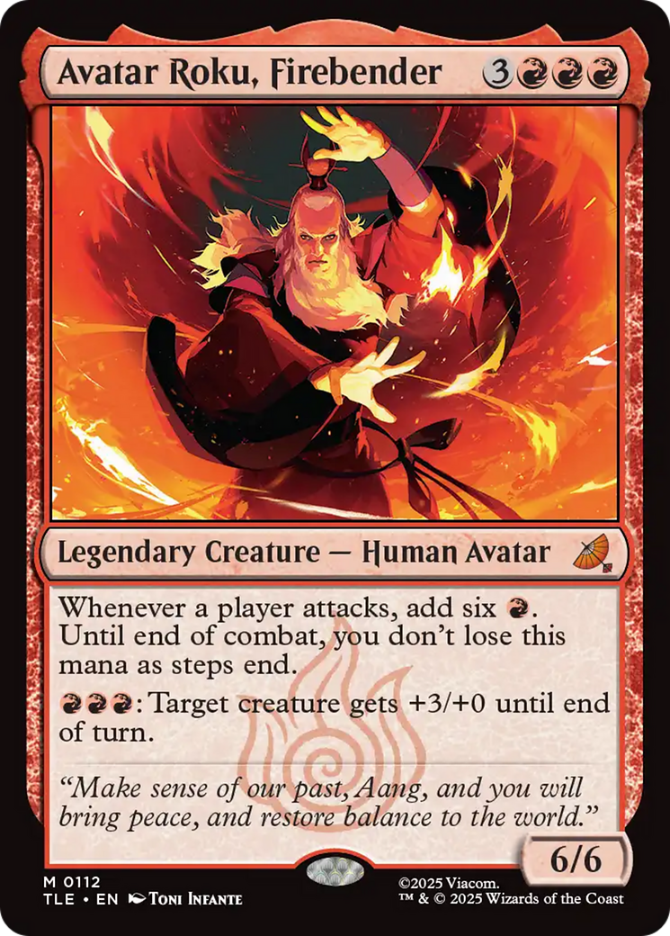 Avatar Roku, Firebender [Avatar: The Last Airbender: Eternal-Legal] | Devastation Store