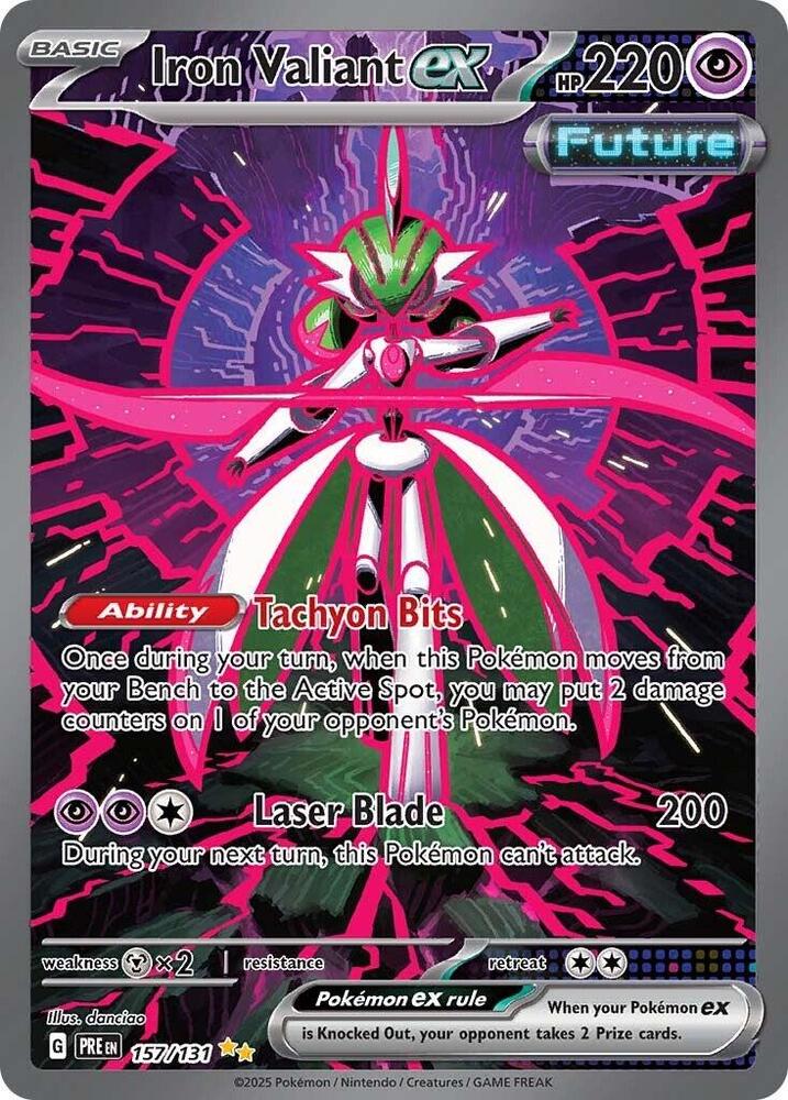 Iron Valiant ex (157/131) [Scarlet & Violet: Prismatic Evolutions] | Devastation Store