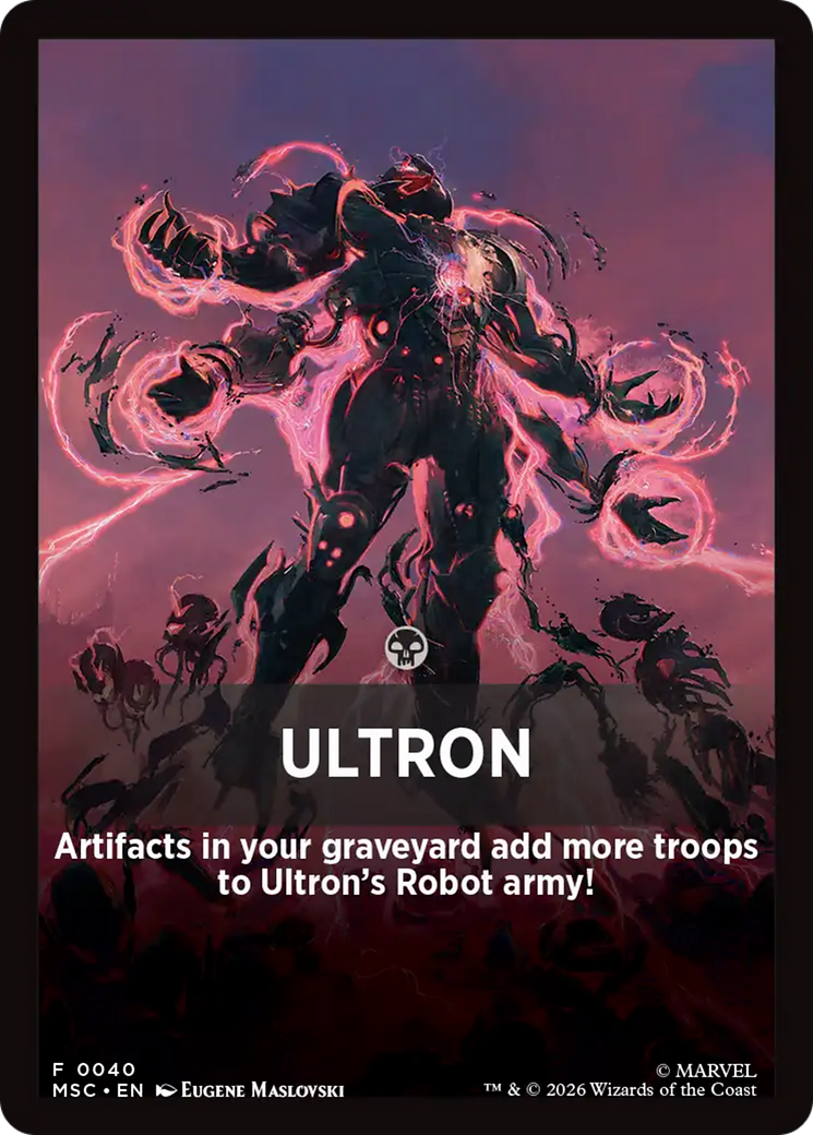 Ultron Theme Card [Marvel Super Heroes Commander] | Devastation Store