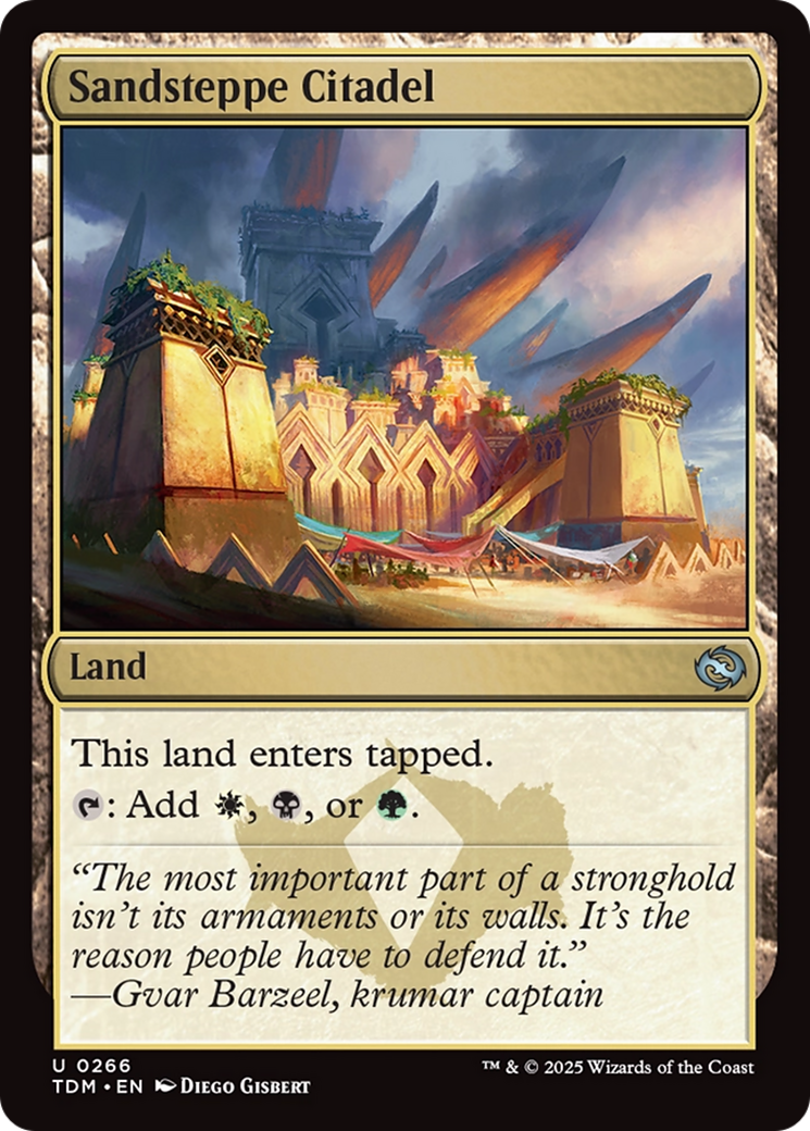 Sandsteppe Citadel [Tarkir: Dragonstorm] | Devastation Store