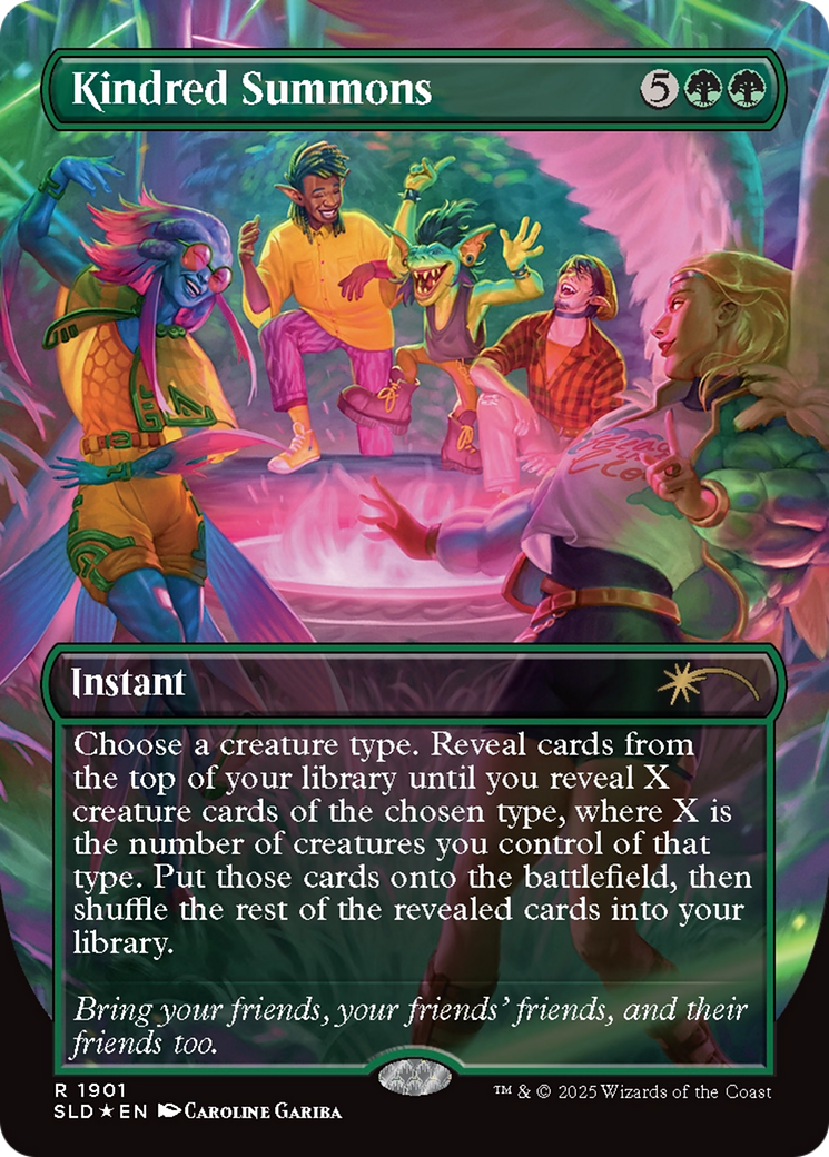 Kindred Summons (Double Rainbow Foil) [Secret Lair Drop Series] | Devastation Store